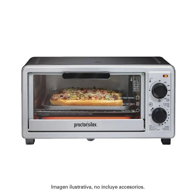 HORNO TOSTADOR 4 REBANADAS ACERO INOX PROCTOR SILEX